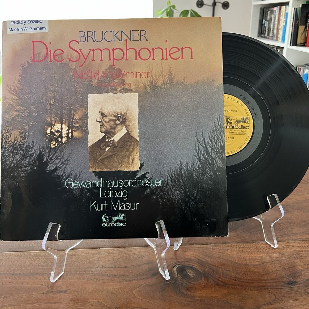 Bruckner Die Symphonien Nr. 9 D-Moll / Minor Vinyl LP 1975 Eurodisc SQ 27 914
